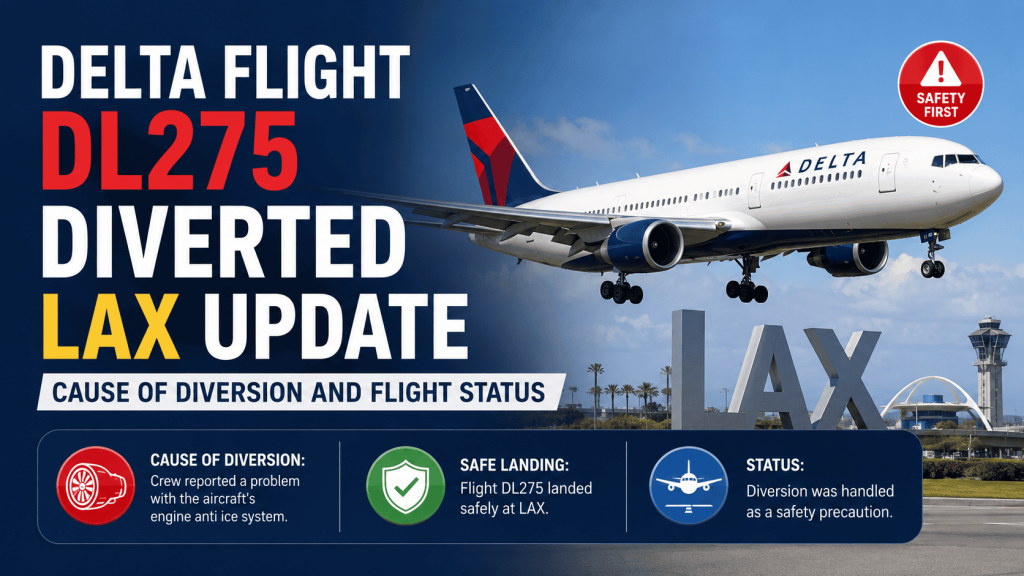 Delta Flight DL275 Diverted LAX