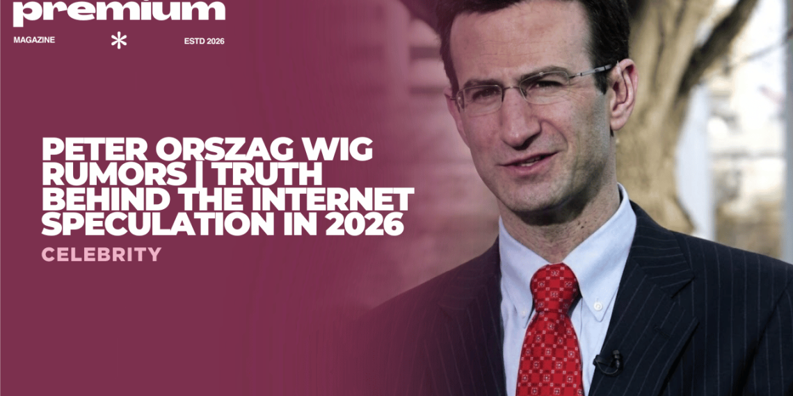 Peter Orszag Wig