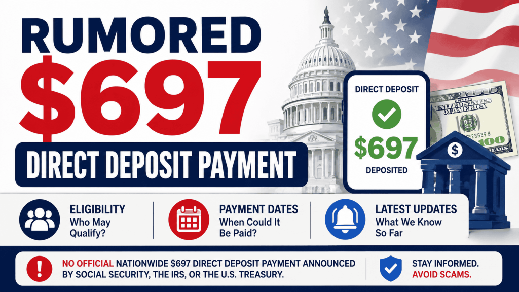 Rumored $697 Direct Deposit Payment