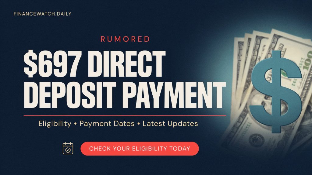 Rumored $697 Direct Deposit Payment