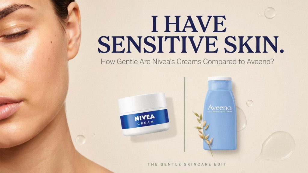 I Have Sensitive Skin. How Gentle Are Nivea’s Creams Compared to Aveeno?