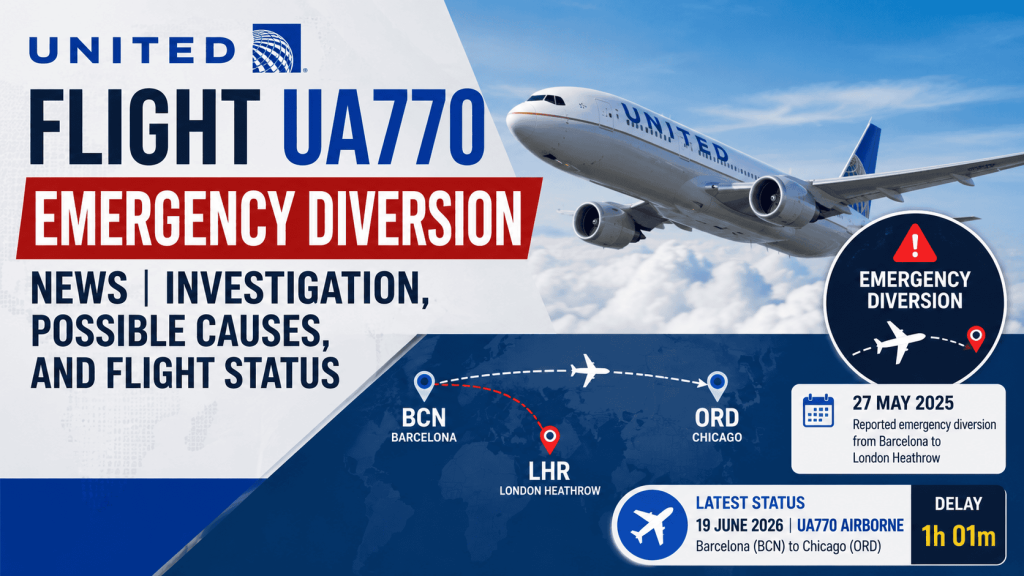 United Airlines Flight UA770 Emergency Diversion