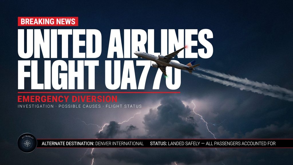 United Airlines Flight UA770 Emergency Diversion