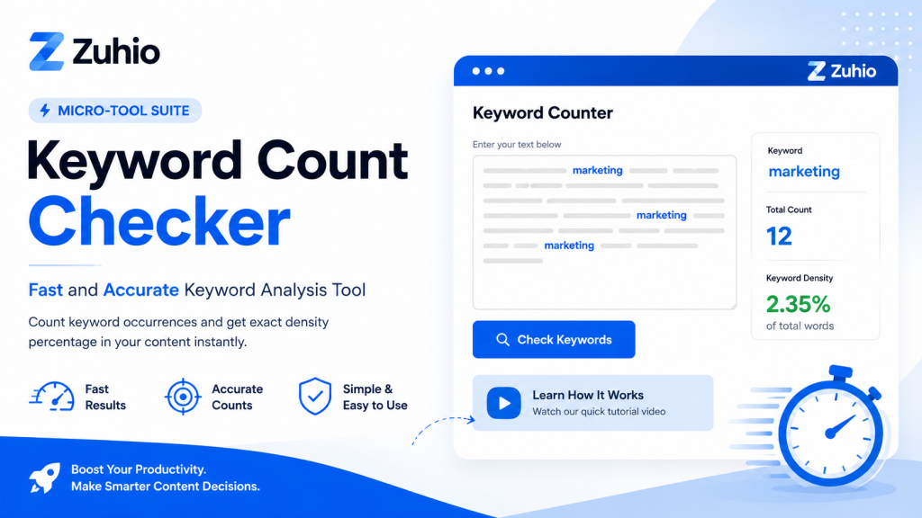 Zuhio Keyword Count Checker