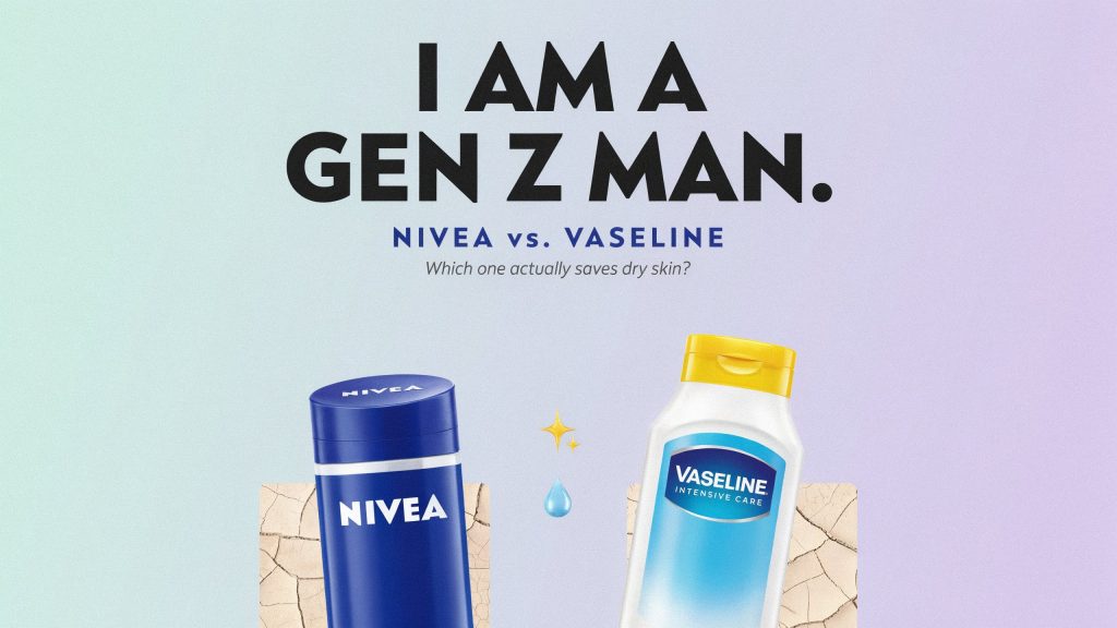 I am a genz man. are nivea body lotions better than vaseline for dry skin?